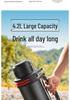 Stainless Steel Outdoor Thermos Bottle with Strap - Large Capacity, Portable, Insulated for Sports & Climbing