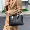 Leather women's bag casual crossbody shoulder bag portable niche large capacity women's high-end tote bag fashion