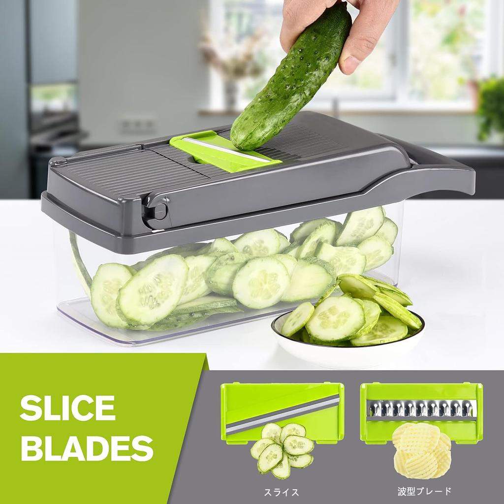 vegetable slicer and grater set Multi-function (white)