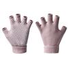 1Pair Warm Anti-slip Yoga Gloves Women Men Half-finger Gloves Pilates Indoor Dance Fitness Training Open-fingered Gloves