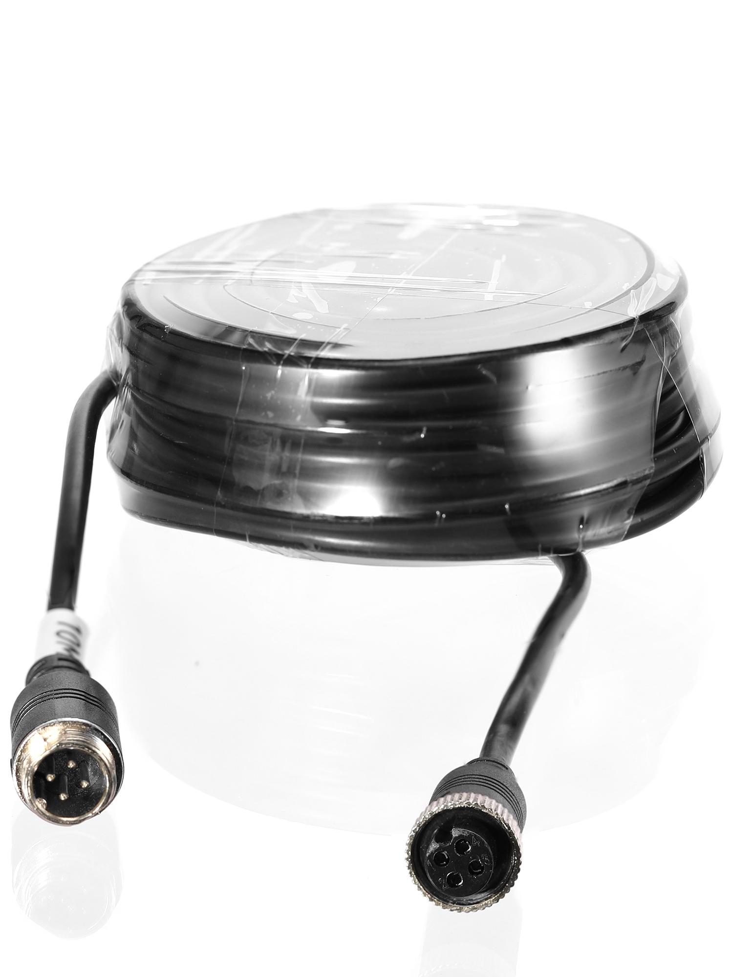 

4-Pin Aviation Video Extension Cable, 10 meter, for connecting truck and bus surveillance cameras
