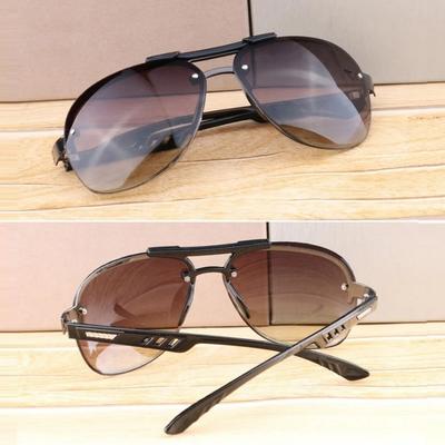 New Metal Sunglasses Men Vintage Punk Rimless Rectangle Women Fashion Glasses Outdoor Sports Driving Fishing Sun Glasses UV400