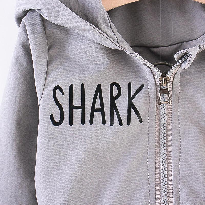 Mädchen Hai Reißverschluss Kapuzenjacke - 2022 Frühling/Herbst Kollektion