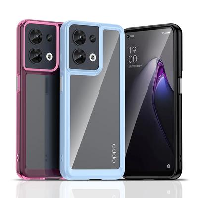 For Oppo Reno 7 8 Pro T 10 5G Phone Case, Durable TPU Frame and Acrylic Back Cover, Shockproof Protection for Your Hard Phone
