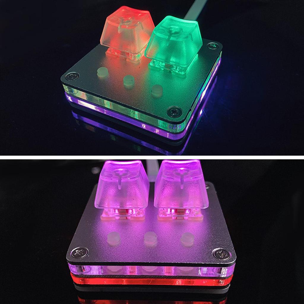 Gaming Keyboard USB RGB LED Backlit Professional -Handed Keys Mechanical PC Keypad for