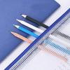 Mesh Zipper Pouch Document Bag A4/A5 Waterproof Zip File Folders Pen Bag Storage Bags School Office Supplies Document Folder TMZ