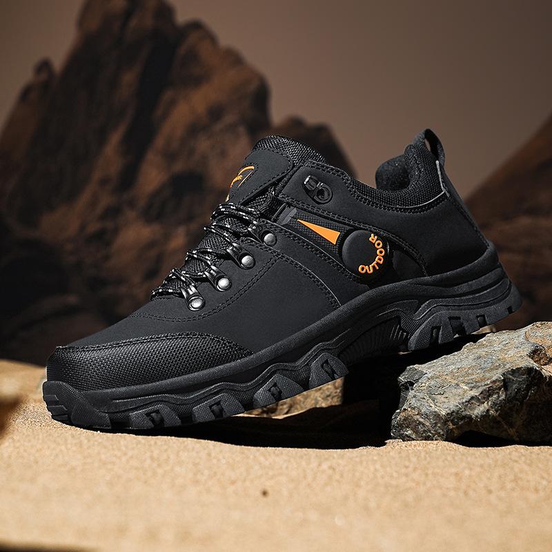 Spring New Hiking Shoes European and American Large Size Casual Outdoor Versatile Sports Wear-resistant Hiking Shoes Men