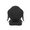 Padded Kayak Seat Cushion Metal Hooks High Back Textured for Outdoor