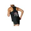 Adidas Letter Print Sports Round Neck Sleeveless Vest Men Tops Black IK7447