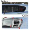 For BMW 1 Series F20 118i 120i 2011- Car Rear Window Louver Trim Cover Rear Shutter Side Triangular Body Kit Car Accessories