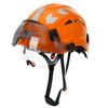 Construction Safety Helmet with Visor Built In Goggles Reflective Stickers ABS Hard Hat ANSI Industrial Work CE Engineer Cap