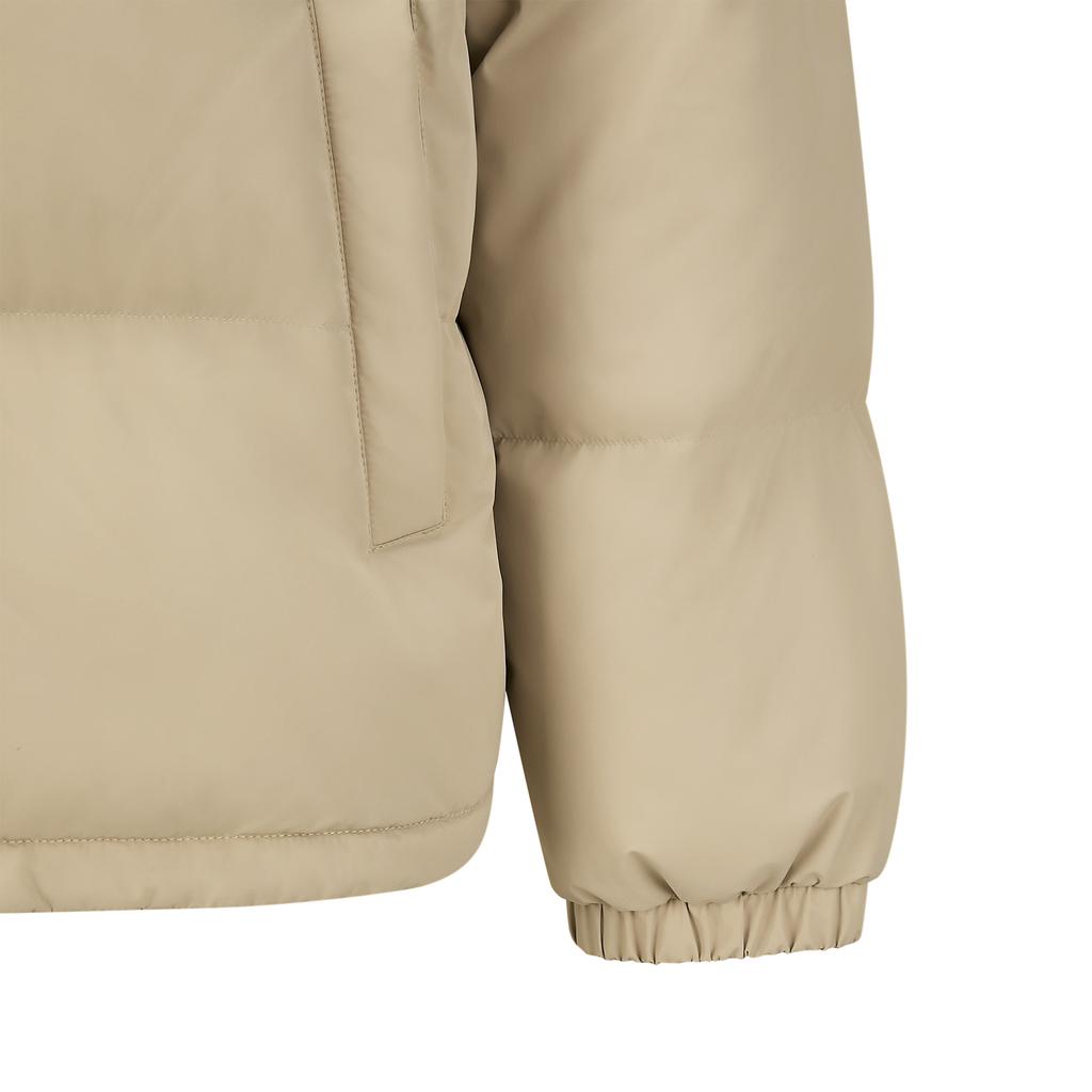 Skechers Loose Solid Color Hooded Down Jacket Unisex outerwear L425U130-0046