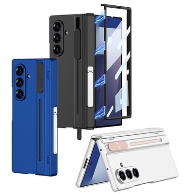 Suitable for Samsung Z Fold7 Mobile Phone Case Folding Fold7 Magnetic Hinge Mobile Phone Case Adjustment Integrated Pen Slot