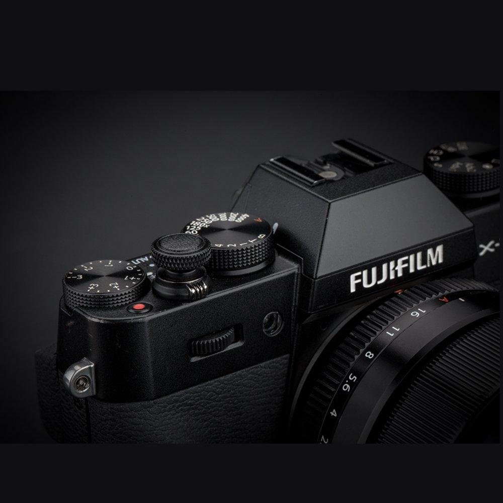 Soft Release Shutter Button Black Fuji Fujifilm X100VI X100V XT5 XT4 E3 X100T X30 X20 Nikon Z F Df Sony RX10 IV III II RX1R X-M5 X-T50 X-E4 X-T5 X-T4