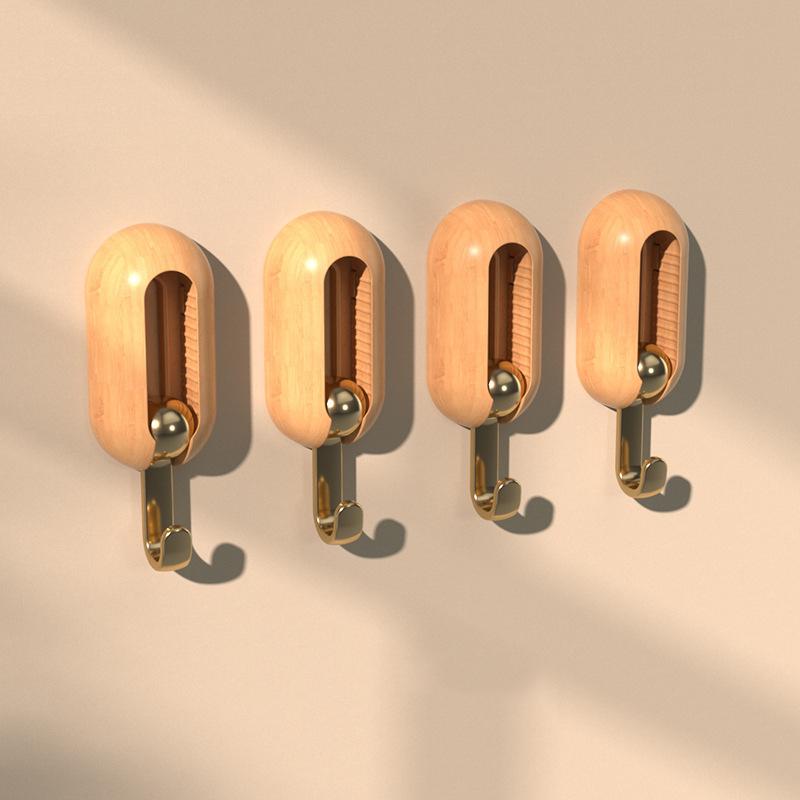 4Pcs Multi-Purpose Hooks Non-Perforated Hook Home Hook Strong Adhesive Wall Hanging Wall Load-Bearing Non-Marking Hook Wall
