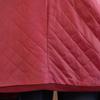 Damen Winterkollektion: Rotes Rattenjahr-Kleid, Wollmantel der Mutter, Baumwolljacke für mittlere und ältere Menschen, Wollmantel im französischen Stil