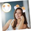 [FOMIYES] 3 Cute Goat Ear Headbands, Plush Sheep Horn Headbands for Birthday Parties and Halloween, Suitable for Kids and Adults, Fashionable and