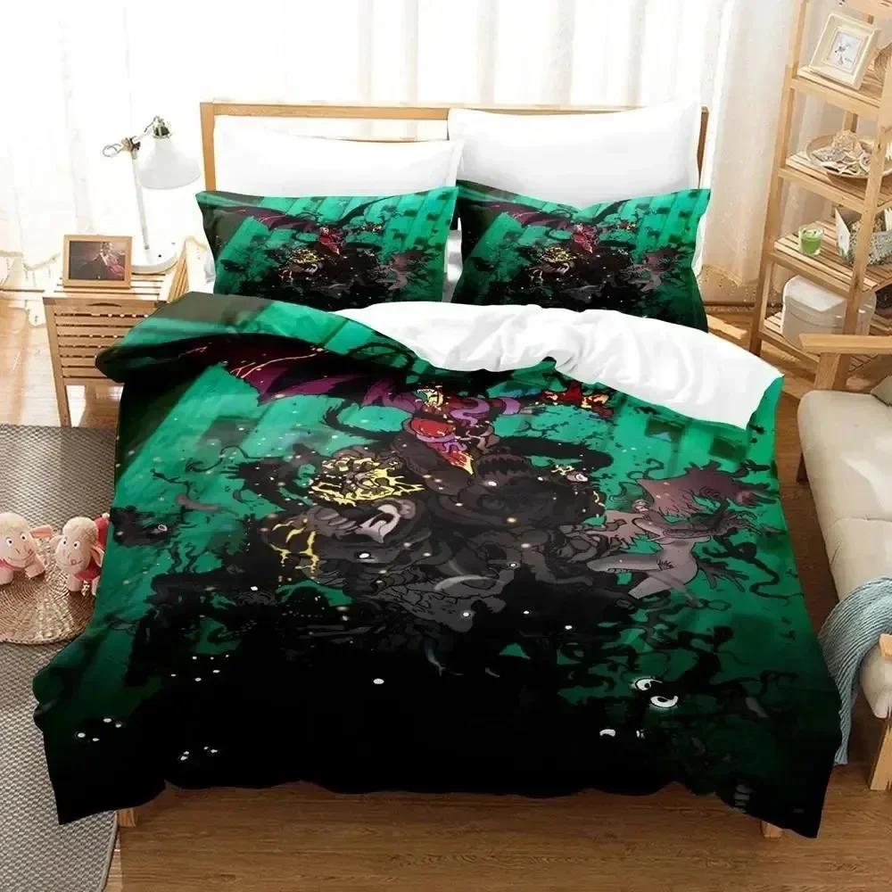 3D Print Anime Devilman Crybaby Comfortable Duvet Quilt Cover Pillowcase Bedding Set Children Bedroom Decoration Home Textile