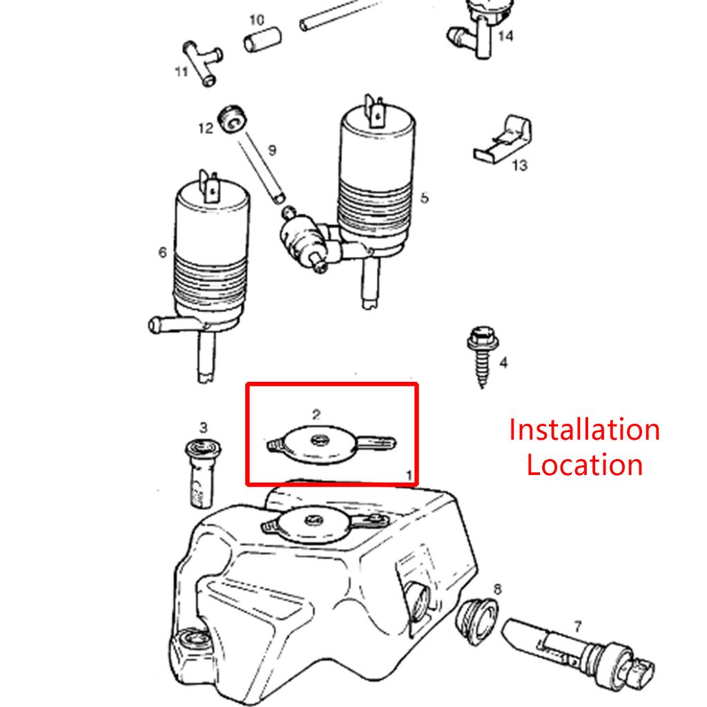 1X Capac Rezervor Lichid Parbriz Pentru Vauxhall Opel Corsa B C Astra E F Nova Tigra A B Combo B C Senator Calibra Cavalier 90563741