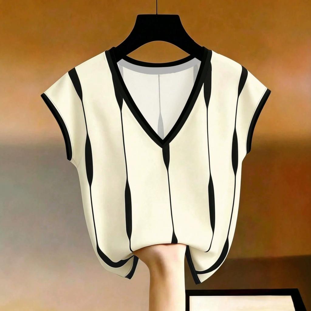 2026 Women's Summer Short Sleeve Top Casual Chic Office Daily Fashion Tunic Blouse Slim Fit