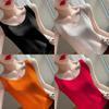 Womens Spring Summer Sleeveless Knitted Tank Top With Embroidery And 3d Effect For Casual Wear