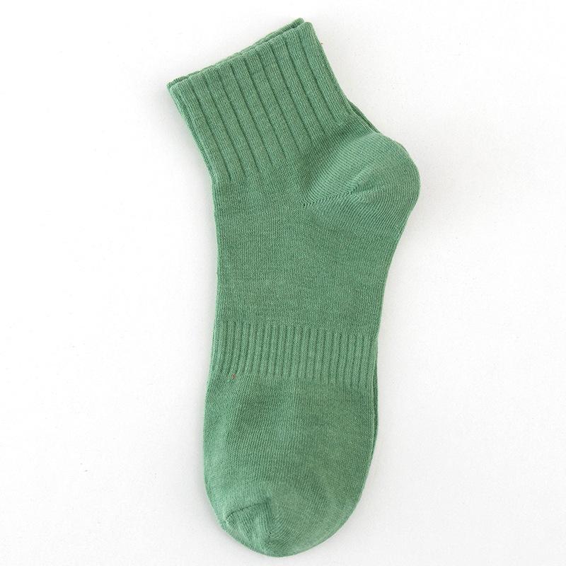 

Zhuji мужские носки из чистого хлопка, однотонные, хлопковые носки средней длины, японские дезодорирующие носки для баскетбола, спортивные носки для бега One Size