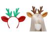 Christmas Reindeer Headband, Hair Hoop, Hair Ornament, Hair Clip, Costume Accessory, Deer Antler, Party Supplies, Unisex, Cosplay, Costume