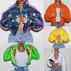 Warm Winter Down Jacket Women Hooded Parkas Coat Bright Color Female Cotton Jackets