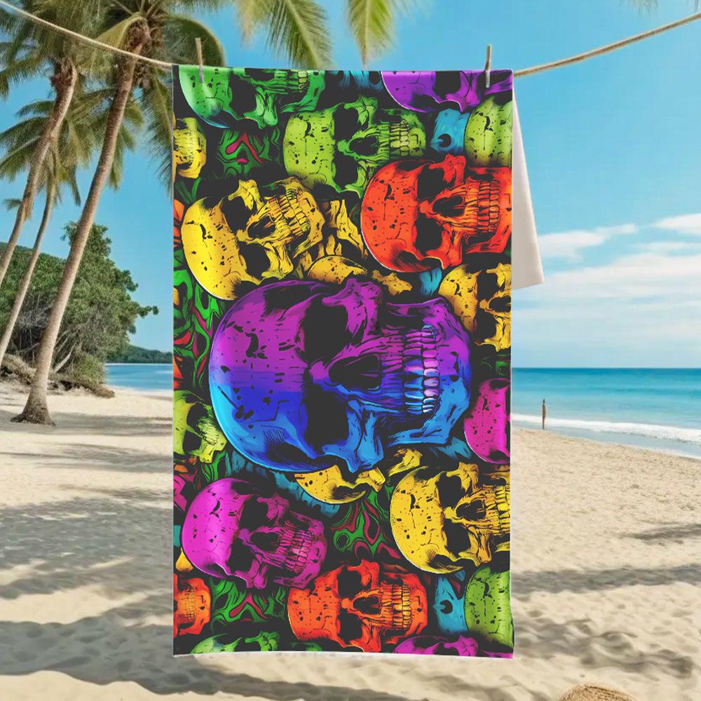 2026 Mermaid Tail Beach Towel Printed Towel Seaside Vacation Absorbent Beach Towel