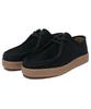 Analog Mood Suede Wallaby Moccasins (Black)