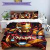 3pcs Iron Man2 Cover Set - Personalized Name, HD Printed Bedding with 1 Cover and 2 Pillowcases - Perfect for Home Decor, Easy Care