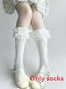 Japanese Lolita Cotton Ankle Socks With Lace Bows For Summer Comfort