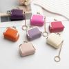 Royal Bagger Genuine Leather Mini Jewelry Box Women's Coin Purse Solid Color Kiss Lock Change Pouch Casual Style Small Storage Bag for Women 1894