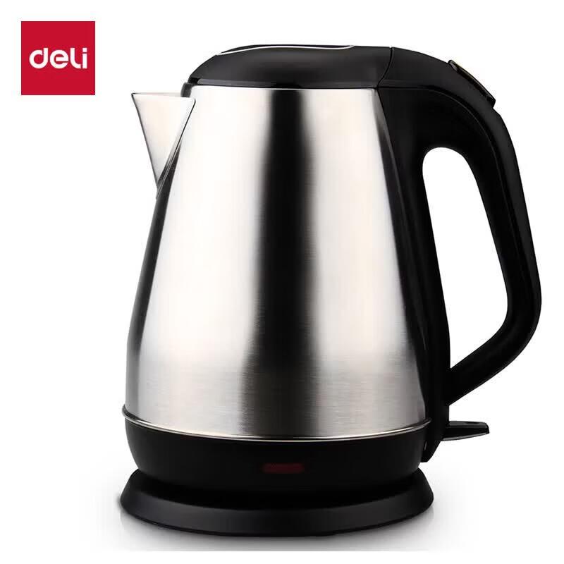 Deli 1.8L Single-Layer Stainless Steel Electric Kettle