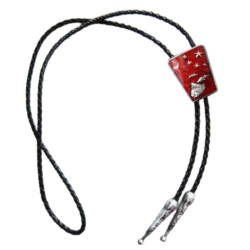 Bolo Styles Tie Western Bolo Tie Unique Bolo Necktie Men's Fashion Accessory for Men's Fashion