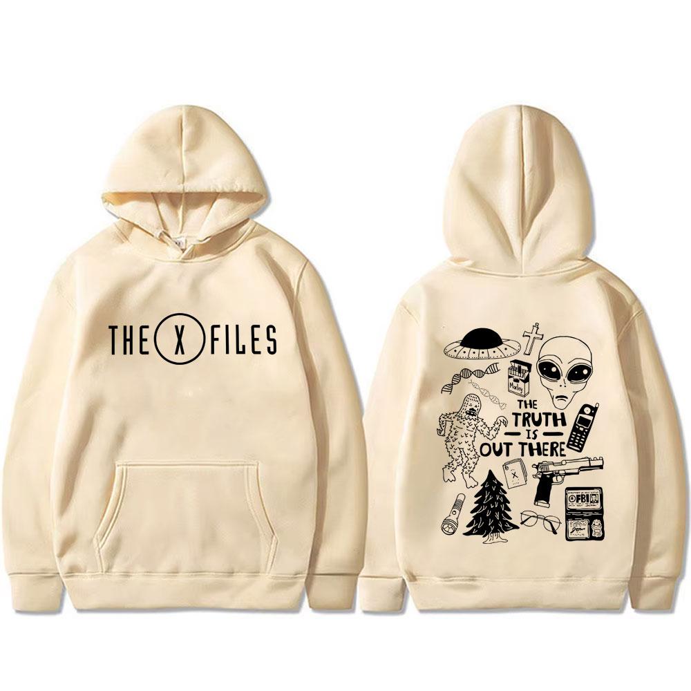 Movie The X Files The Truth Is Out There Merch Hoodie Unisex Clothing Casual Humor Pullover Hoodies Funny Streetwear