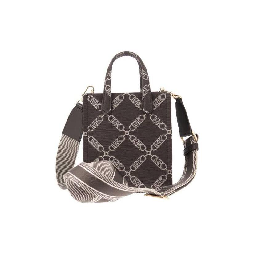 New MICHAEL KORS Cotton Crossbody One Shoulder Handbag Mini Women's Brown 32F3G3GC0J-240
