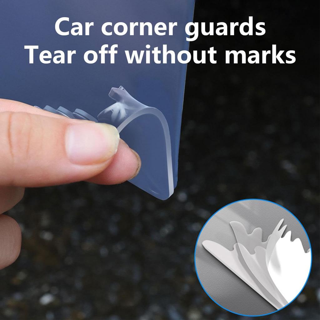 Door Edge Guard, Car Door Corner Protector, 2 Waterproof Anti-collision Protectors, Anti-Scratch Car Door Accessories, Car Edge Sticker