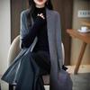 2025 Fall/Winter 100% Wool Batwing Sleeve Women's Knit Cardigan Sweater Shawl Coat