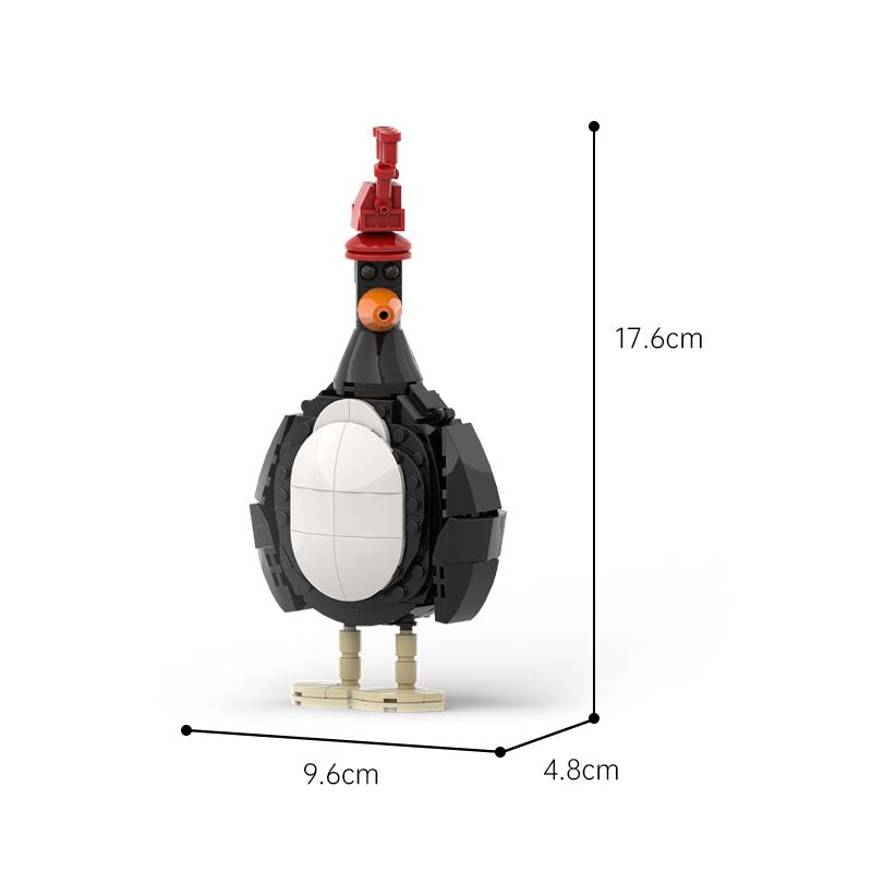 Buildmoc Ideas Wallaced Cartoon Penguin Feathers McGraw Gromited MOC Building Blocks Toys for Children Kids Gifts 215PCS Bricks