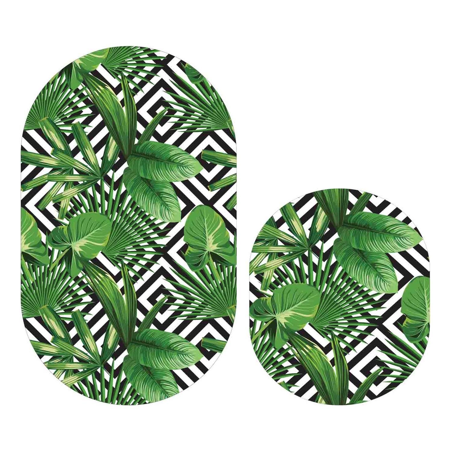 

Набор из двух овальных ковриков для ванной Djt