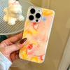 Yellow Pink Star Girl Mobile Phone Case for iPhone17ProMax Apple 16 All-inclusive Glitter Anti-drop Protective Case