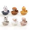 Childrens Stacking Floating Boat Toys With Silicone Material For Bath Water Play