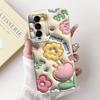 For Tecno Camon 18 18i 18t 18 Premier Case Camon 18 P Phone Cases Lovely Cartoon Luxury Flower Painting Cover Soft Silicone Etui