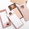 50 Sheets Korean Biscuits Bear Memo Pad Message Notes Decorative Notepad Note Check List Memo