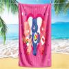 1pc Rainbow Heart Bear beach towel,quick drying absorbent beach towel,outdoor sports swimming beach towel,Soft and comfortable Y73035