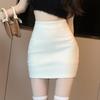 Women's XS Black Summer 2025 High Waist Bodycon Midi Pencil Skirt