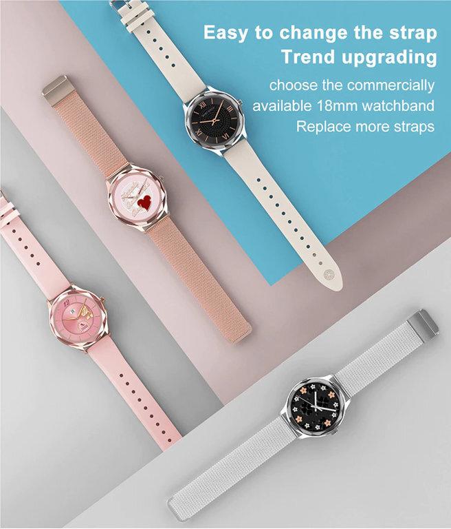 Smartwatch Unisex Pacific 27-13 - Ciśnieniomierz (Sy022K)