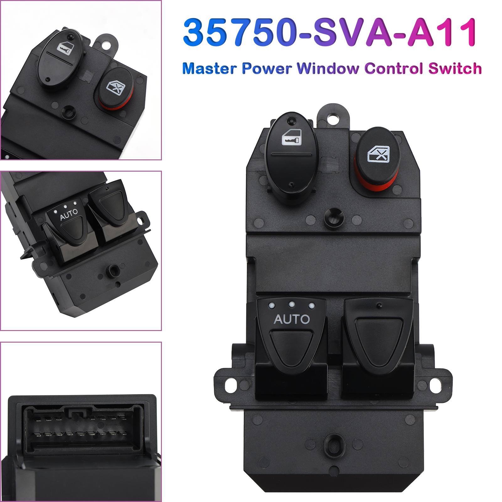

35750-SVA-A11 Master Power Window Control Switch for Honda Civic Coupe 2006-11