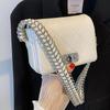 Mini Shoulder Bag 2023 New Small Square Bag With Chain Strap Summer Quilted Texture Urban Style Bag